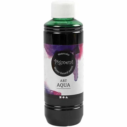 Υγρή Νερομπογιά, πράσινη, 250 ml/ 1 φιάλη.