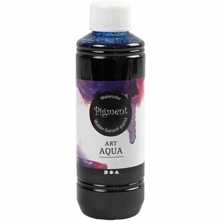 Υγρή Νερομπογιά, μπλε, 250 ml/ 1 φιάλη.