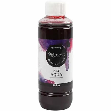 Υγρή νερομπογιά, κόκκινη, 250 ml/ 1 φιάλη.