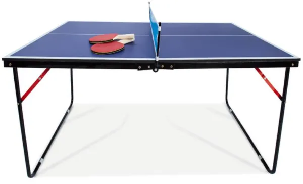 Odin Τραπέζι Πινγκ Πονγκ 137x76x67cm - 12mm MDF - περιλαμβάνει 1 δίχτυ, 3 μπάλες & 2 ρακέτες