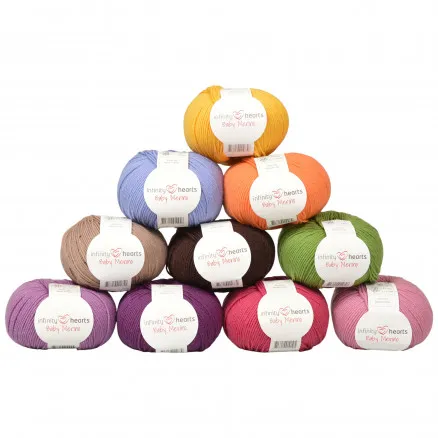Infinity Hearts Baby Merino Πακέτο Νήματος 09 Καλοκαίρι - 10 τεμ - Infinity Hearts Baby Merino Πακέτο Νήματος 09 Καλοκαίρι
