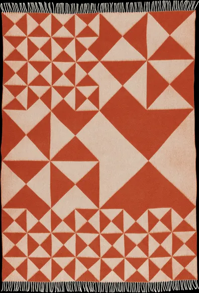 Verpan Mirror Plaid Πορτοκαλί